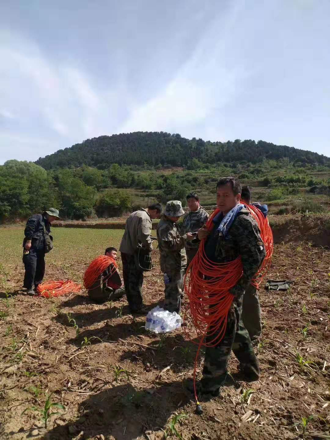 高密度电法地热井勘查