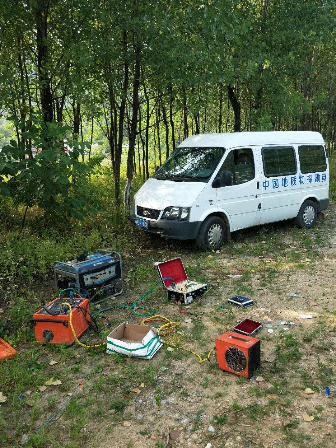 中功率激电中梯地热井勘查