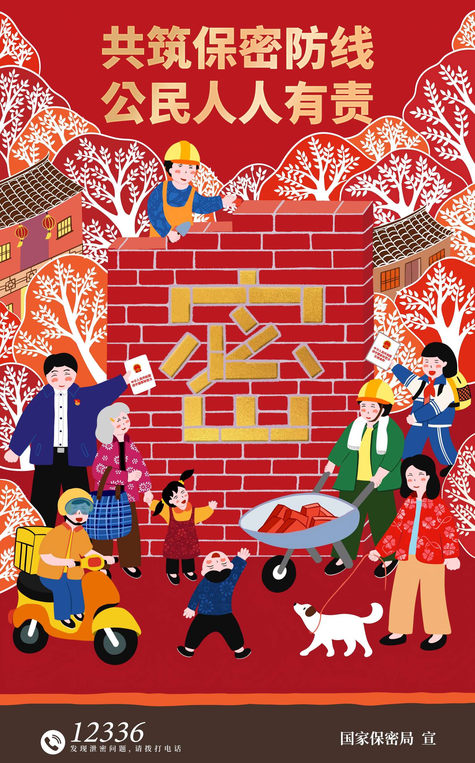 2025年保密公益宣传海报